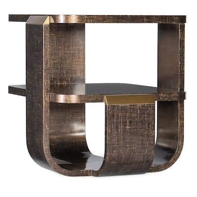 Melange Edmun Side Table - 29"W x 25"H x 24"D