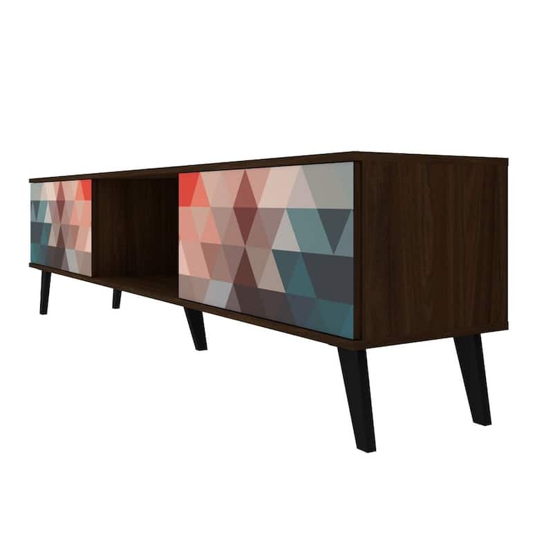 Manhattan Comfort Takajarvi Mid Century Modern Media Cabinet