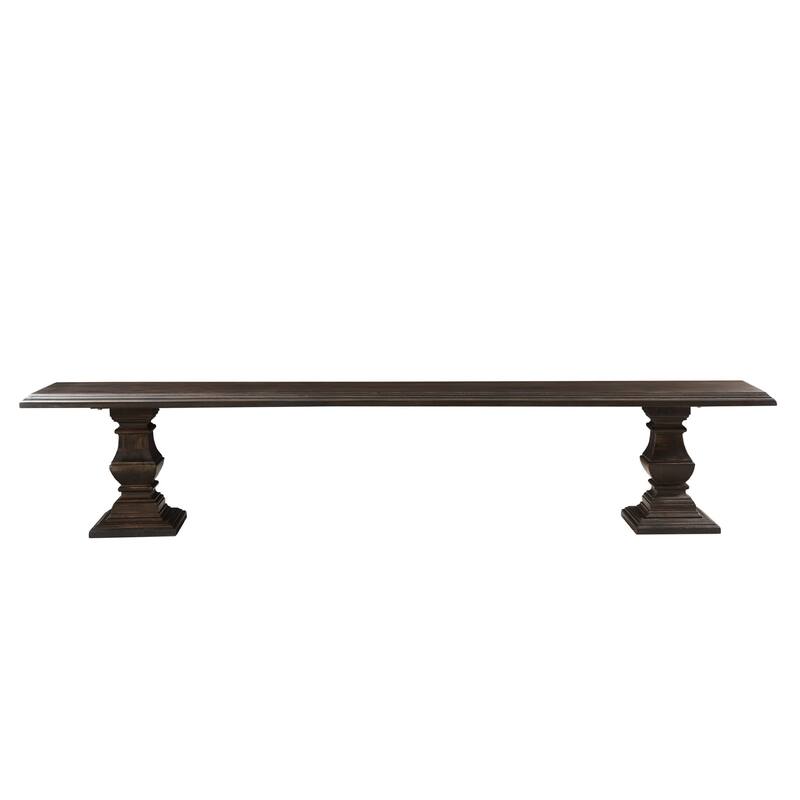 Toulon Vintage Brown Mango Wood Dining Bench