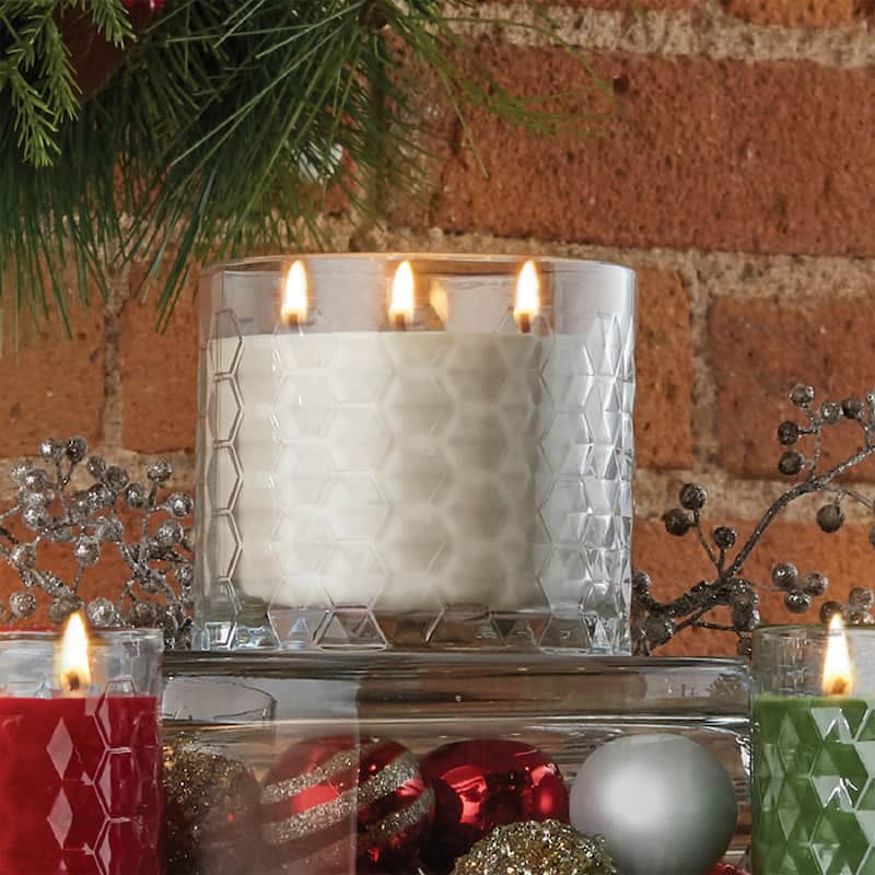 Root French Vanilla Scented 3-Wick Signature Honeycomb Jar - 12 oz