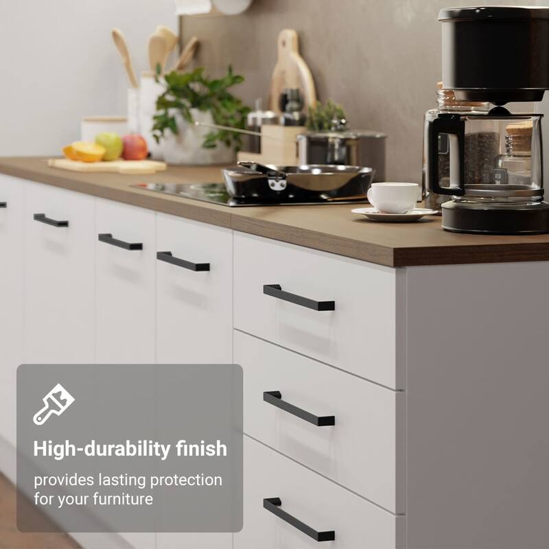 Madesa Hazel Kitchen Set 126"L Multiple Compartments - White