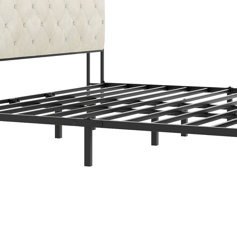 Modern King Upholstered Storage Bed With USB Power pad
