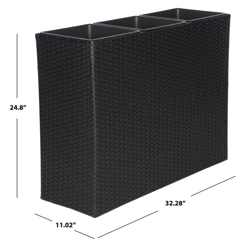 SAFAVIEH Outdoor Asgerdur Flower Rack - 32Wx11Dx25H