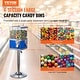 preview thumbnail 2 of 5, VEVOR Commercial Vending Machine, Four Compartment Rotatable Gumball and Candy Dispenser, Height Adjustable ,Blue - PC+metal
