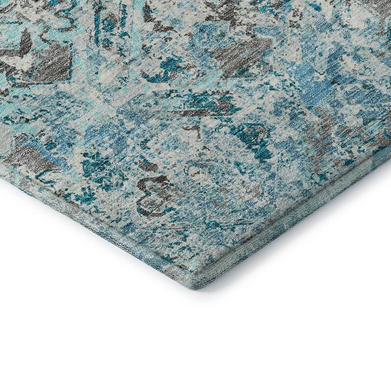 Premium Washable Super Soft Trellis Distressed Mayfield Rug