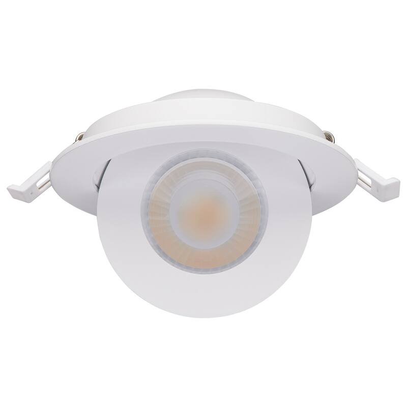 Starfish 9W LED Gimbal Downlight 4 Inch 2700K-5000K RGB Tunable White Remote Driver White