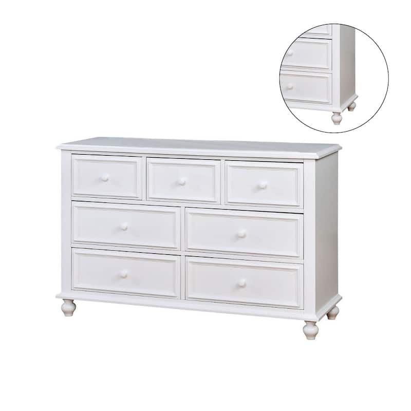 7 Drawers Wooden Dresser