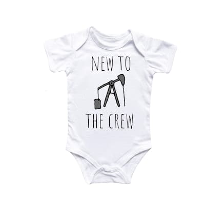 Oil Field - Baby Boy Girl Clothes Infant Bodysuit Funny Cute Newborn