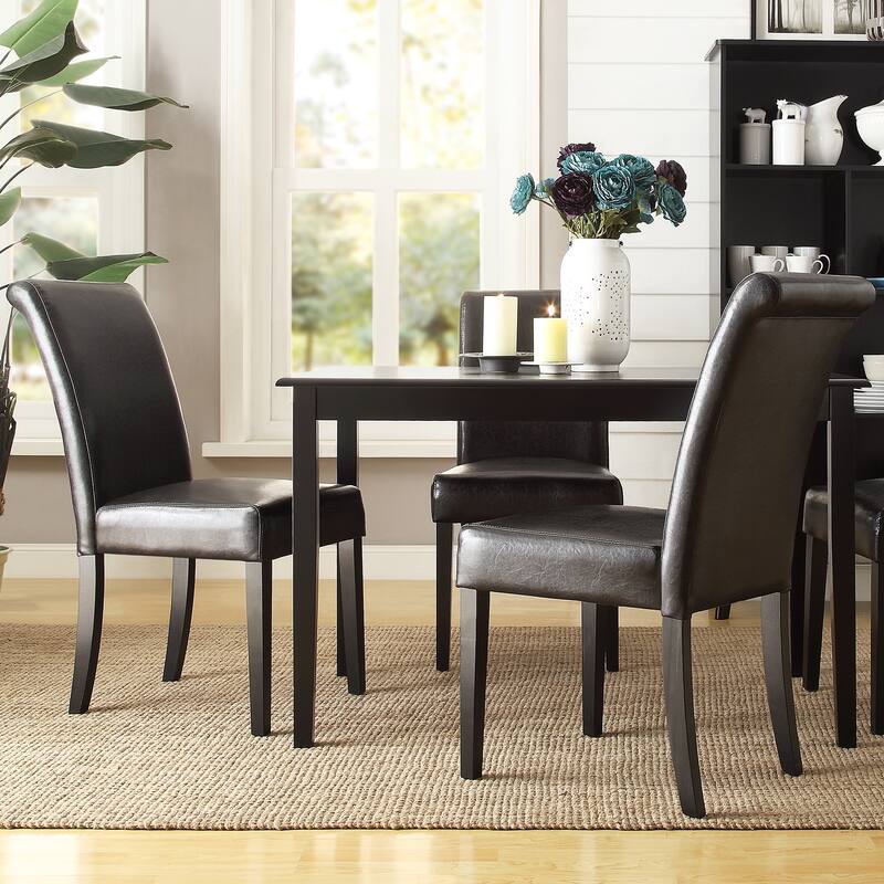 Dorian Faux Leather Upholstered Dining Chair (Set of 2) by iNSPIRE Q Bold