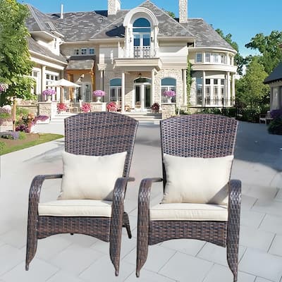 2PCS Patio Chair with Cushions
