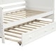 preview thumbnail 14 of 13, Twin Wooden Daybed with Trundle Bed, Sofa Bed,White,Storage