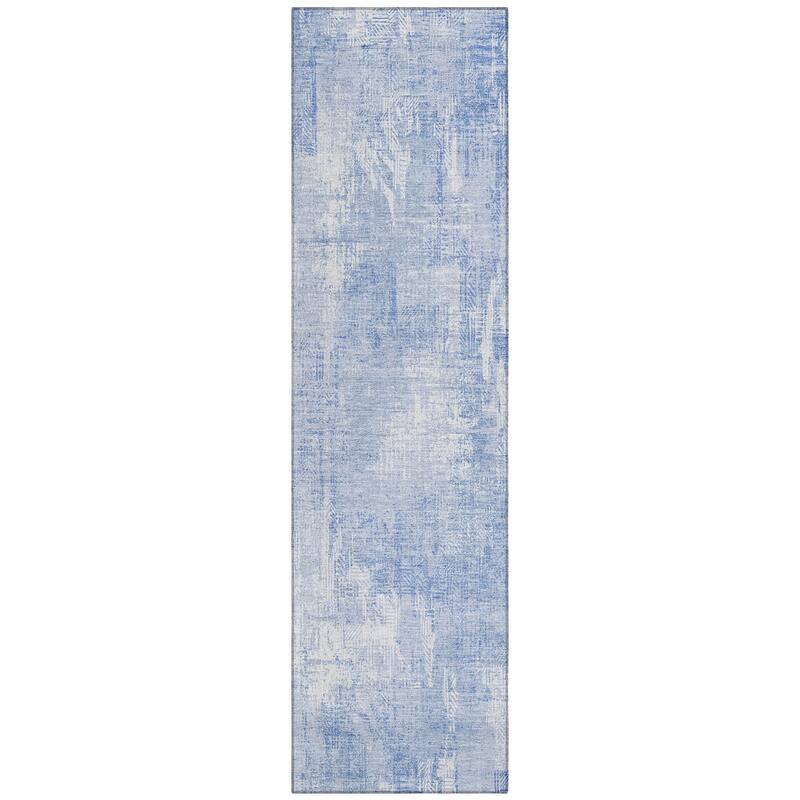 Machine Washable Indoor/ Outdoor Chantille Boho Abstract Rug