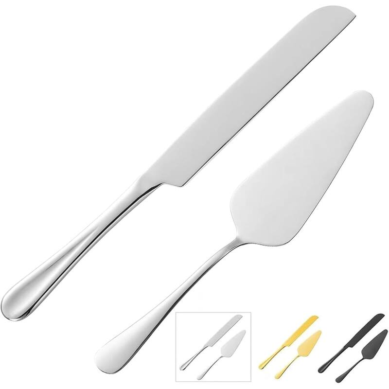Cake Serving Set - 10.5*2.5inch - Silver