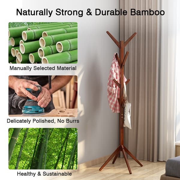Bamboo Coat Racks in Entryway Furniture