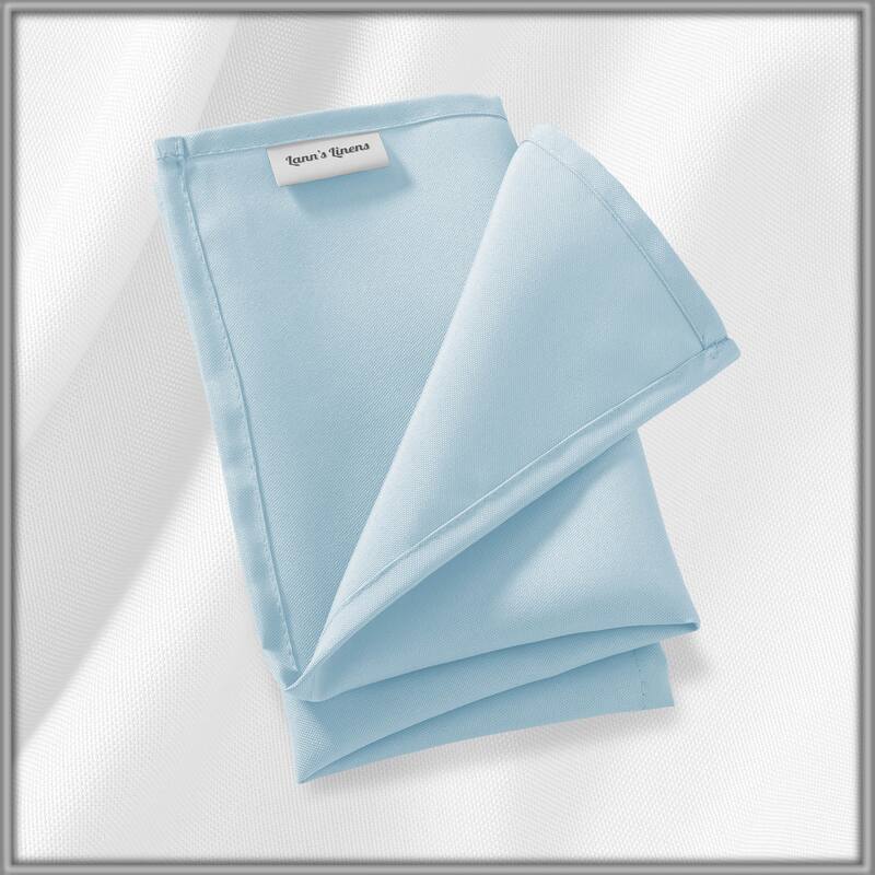 144 Pack 17 Inch Polyester Cloth Dinner Napkins for Party Restaurant