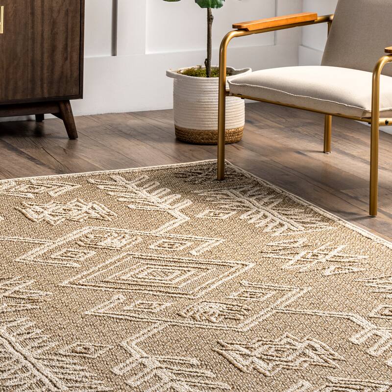 Nuloom Theresa Textured Southwestern Area Rug