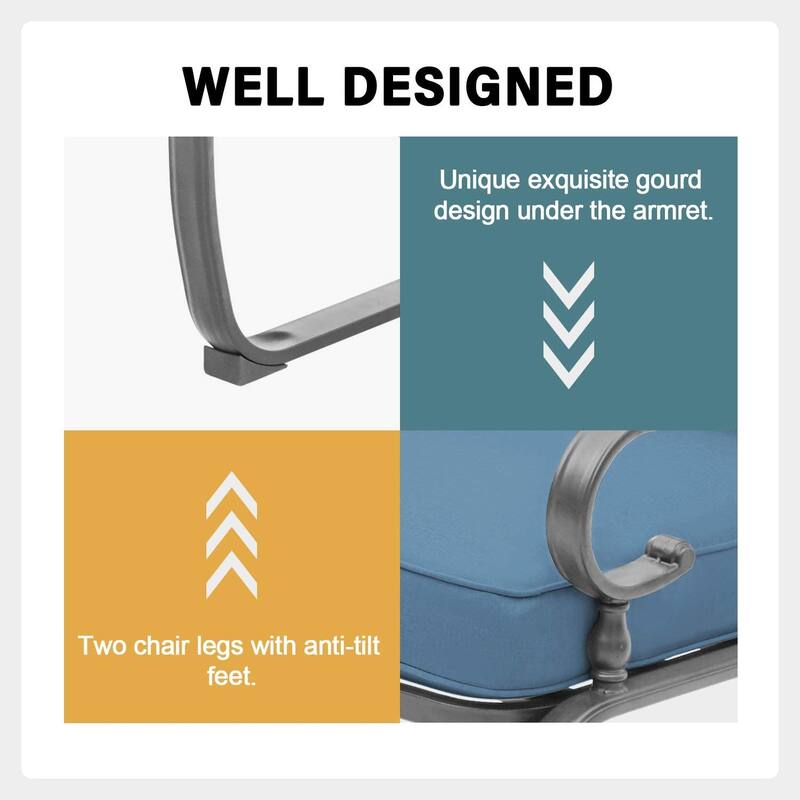 Nista 3-piece Outdoor Spring Metal Bistro Set by Havenside Home