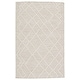 preview thumbnail 4 of 9, Mellor Natural Geometric Area Rug 10' x 14' - Light Gray/Ivory - Rectangle
