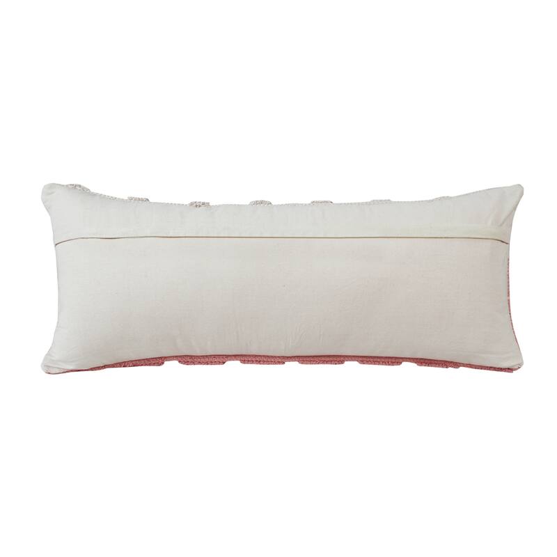 Sevita Contemporary Textured Diamond Cotton Throw Pillow