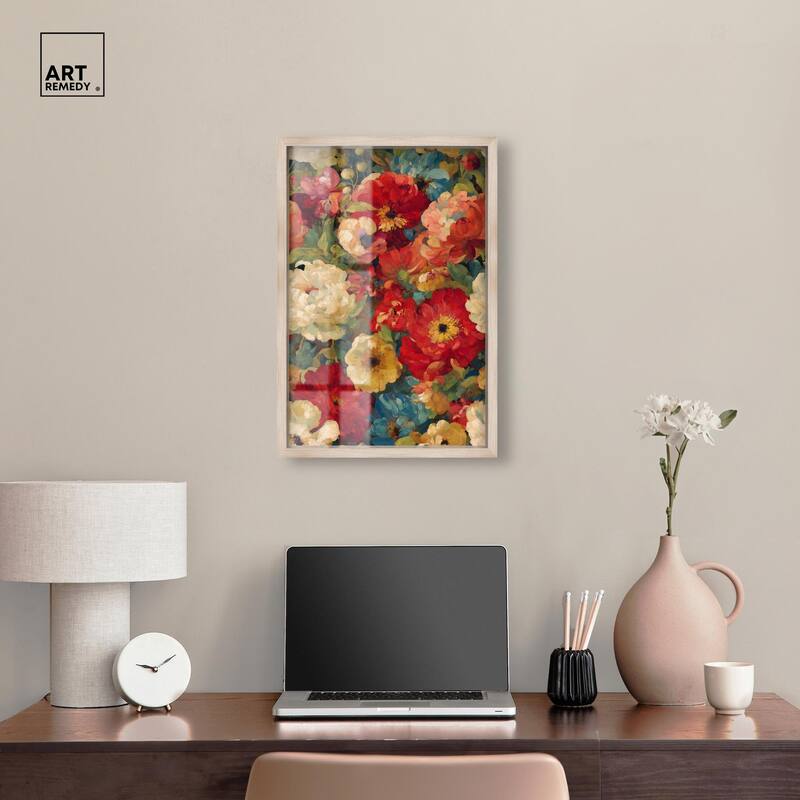 Garden Tapestries II Shadowbox by Art Remedy