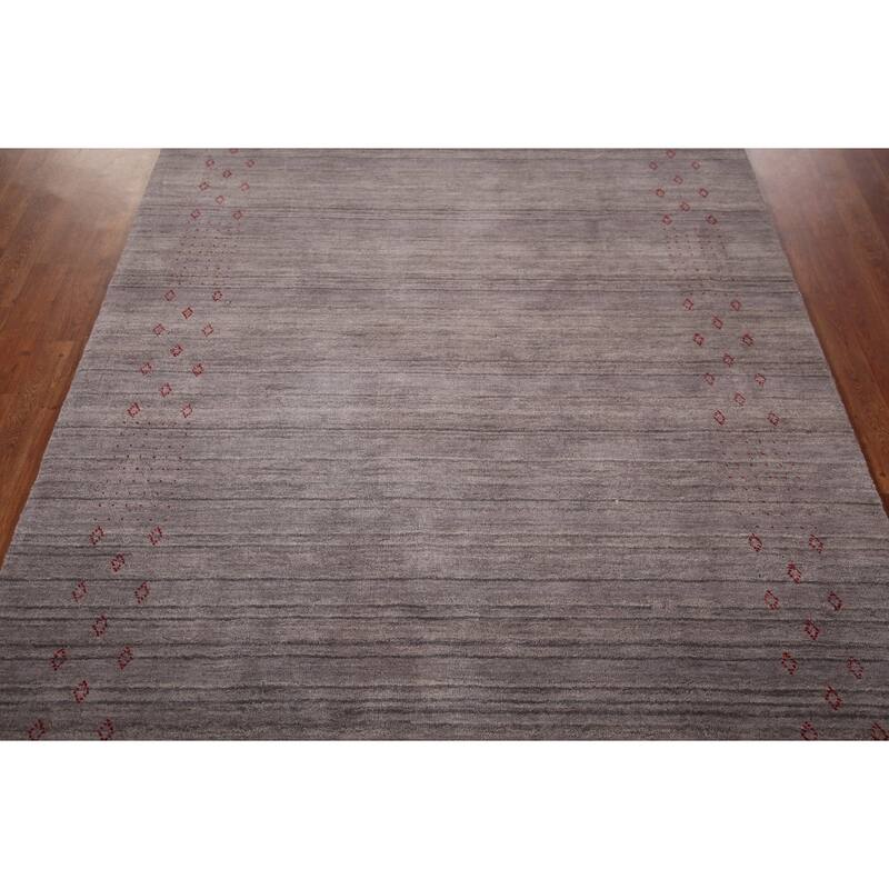 Gabbeh Indian Area Rug Handmade Wool Carpet - 5'2"x 7'10"
