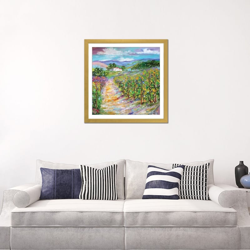 iCanvas "Original Oil Painting Napa Valley California" by Karen Tarlton
