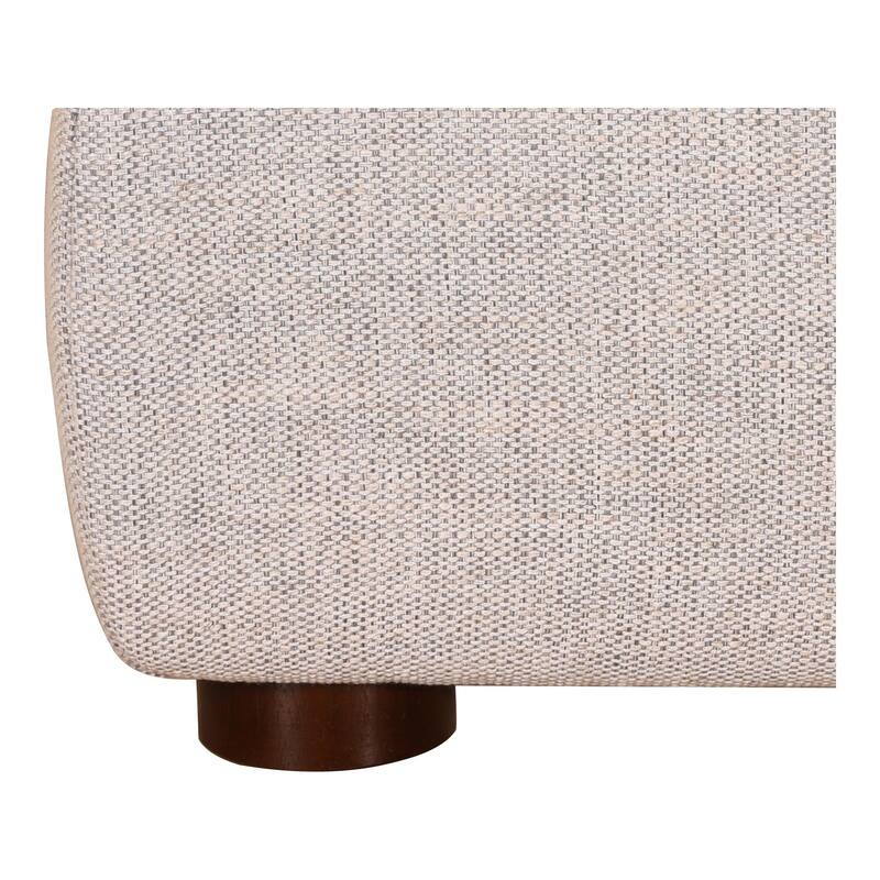 King Bed Modern Design Solid Wood Haven Light Grey Bedroom Furniture