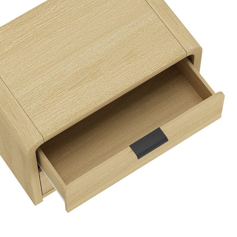 Manhattan Comfort Grace Modern Nightstand with 4 Drawers Set of 2