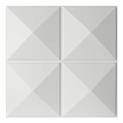 Art3d 3D Wall Panels PVC Pyramid Design (32 Sq.Ft)