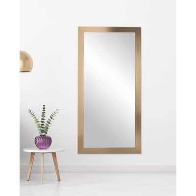 Contemporary Champagne Full Length Mirror
