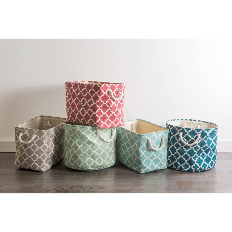 DII Lattice Decorative Storage Bin