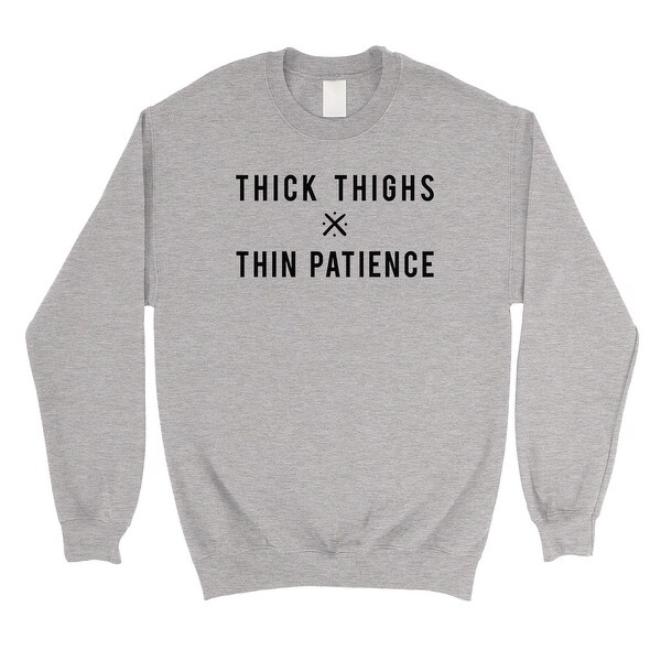 thin crew neck sweatshirt