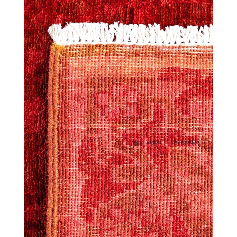 Overdyed, One-of-a-Kind Hand-Knotted Area Rug - Brown - 2' 7" x 9' 7"