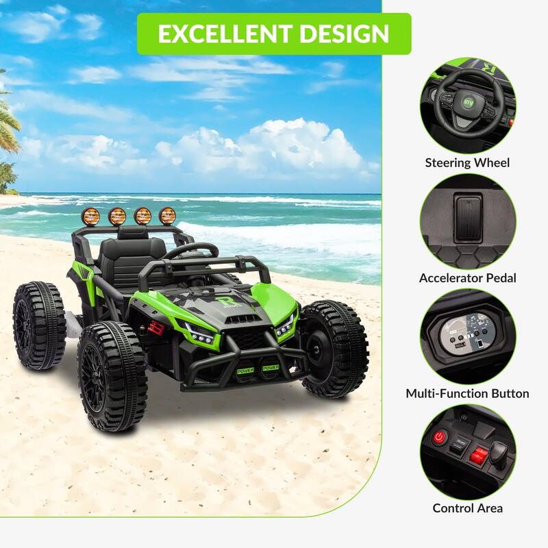 24V Ride on UTV,130w Electric Powered UTV