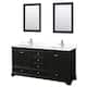Option Dark Espresso / White Quartz Top / Polished Chrome