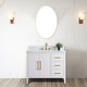 preview thumbnail 8 of 128, Vanity Art 42" Single Sink Bathroom Vanity Cabinet with Engineered Marble Countertop