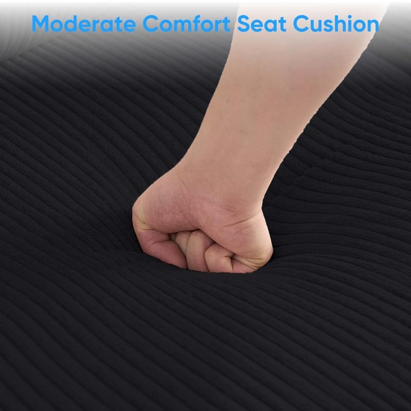 Mixoy Corduroy U-Shape Modular Convertible Sectional Sofa,Upholstered 4-Seater Sofa Couch with Movable Ottoman