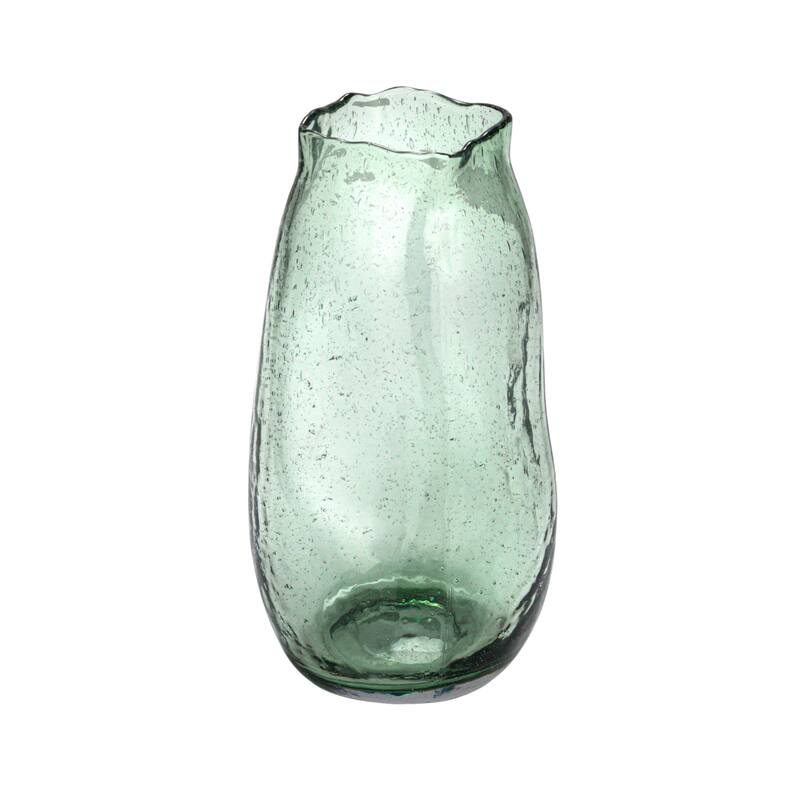 Glass Organic Shaped Marbled Vase