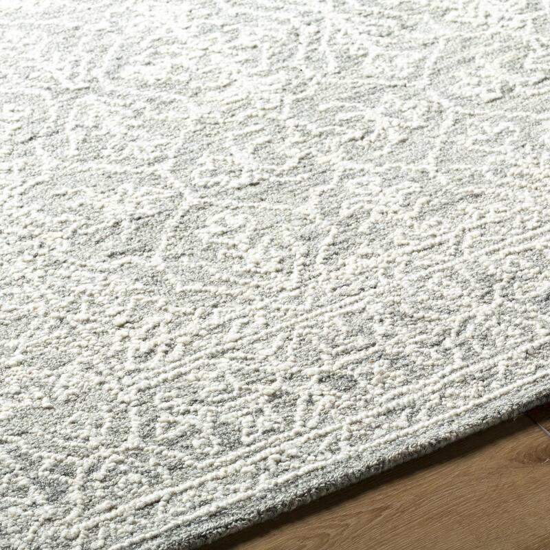 Livabliss Sicily Casual Solid Color Wool Area Rug