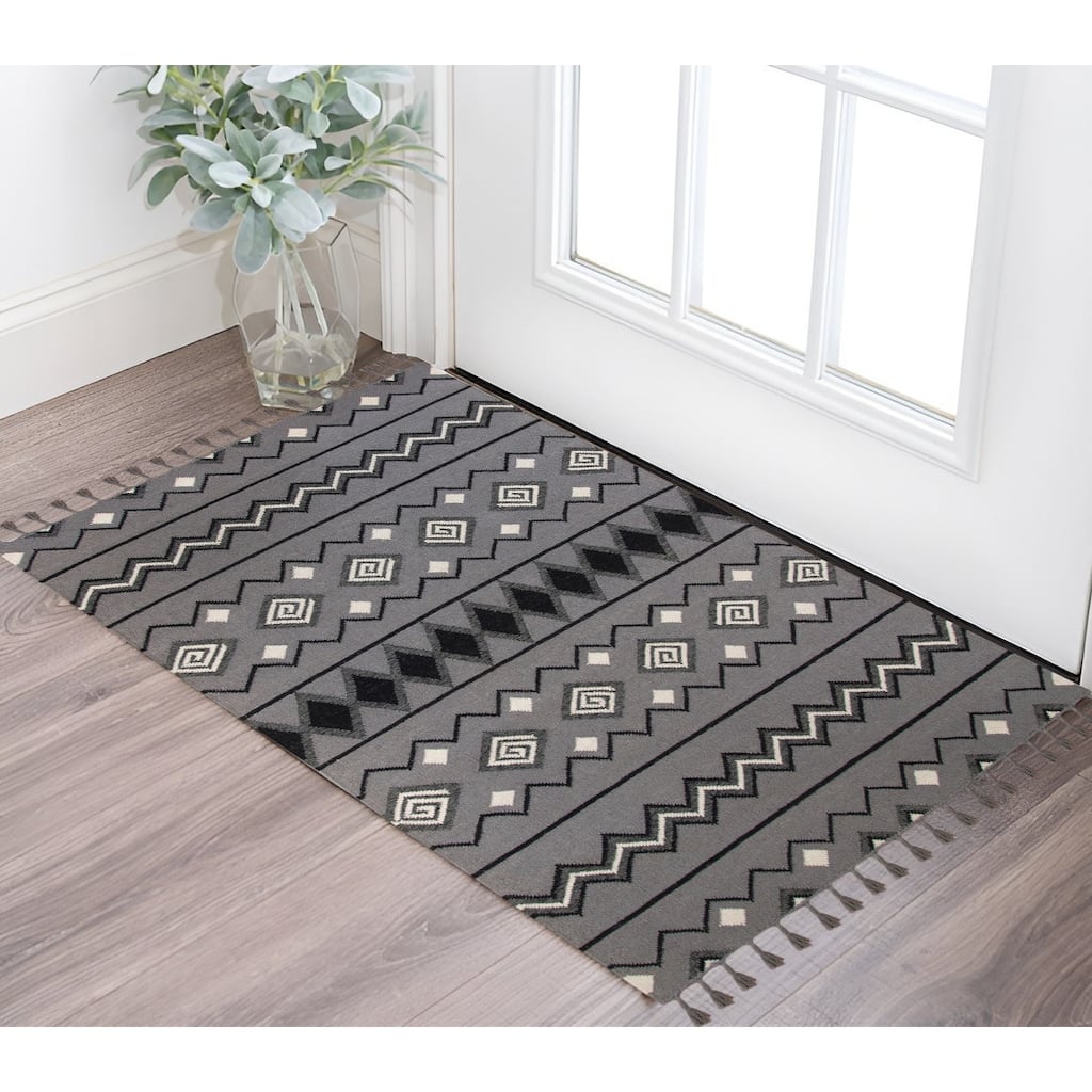 HomeRoots Tribal Southwest Rectangle Area Rug