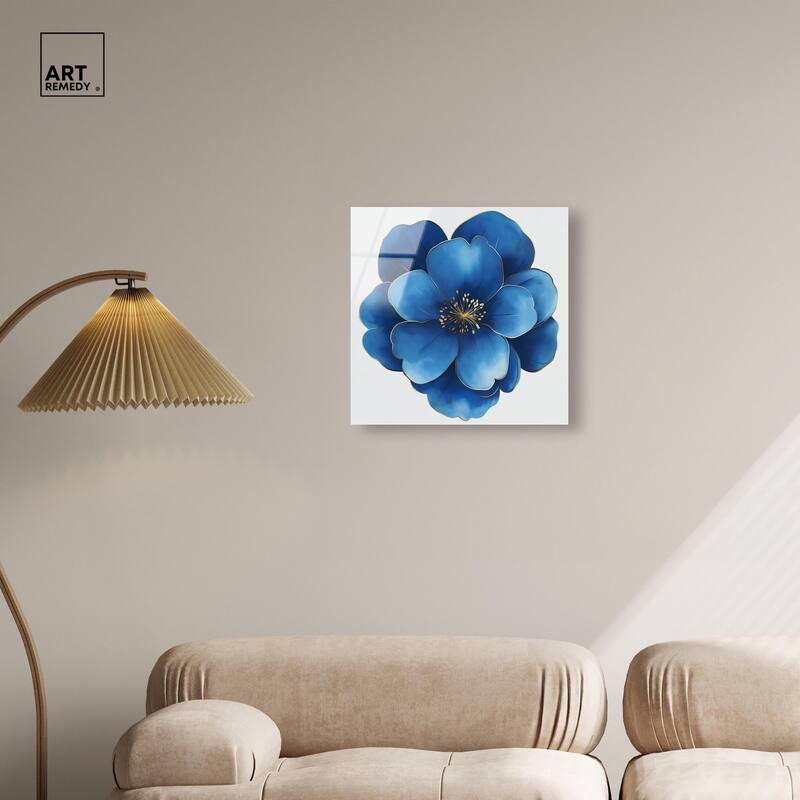 Blue Brilliance I Acrylic by Art Remedy, Ready to Hang