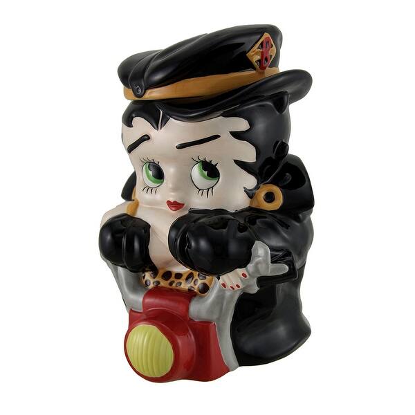 Shop Biker Betty Decorative Ceramic Betty Boop On Motorcycle