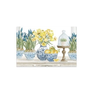 Spring Blooms Print On Acrylic Glass by Cindy Jacobs - Bed Bath ...
