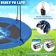 preview thumbnail 62 of 114, Goplus 40" Flying Saucer Tree Swing Indoor Outdoor Play Set Kids - See Details