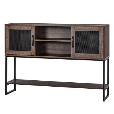 Spirich Buffet Sideboard ,Console Table Sofa Table,Entryway Hallway Storage Cabinet, Rustic Oak