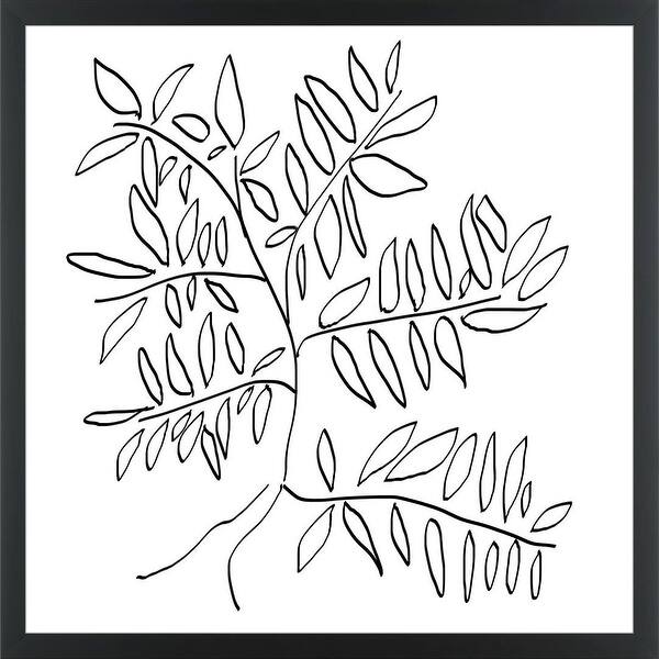 Shop Easy Art Prints Jan Weiss S A Black And White Tree Premium