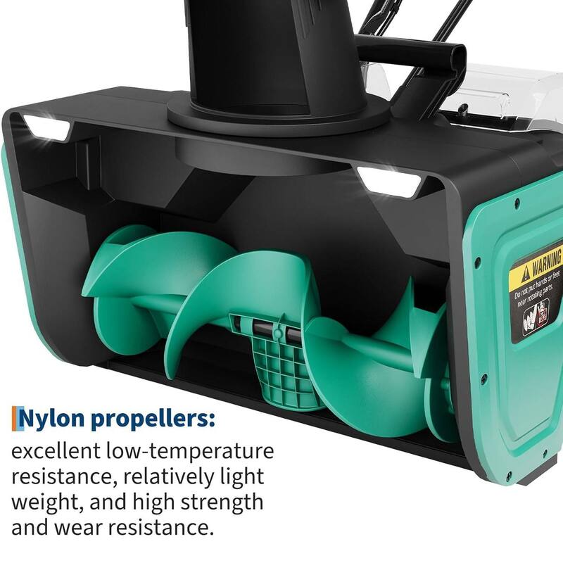 Cordless 20 inch Electric Snow Blower Corded, Snow Thrower for Walkways Deck - N/A