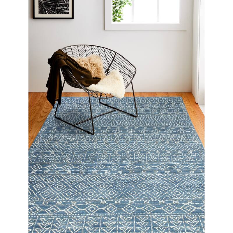 Bashian Ephraim Azure Transitional Area Rug