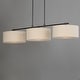 preview thumbnail 3 of 6, Maxim 10017OM Bongo 3 Light 60" Wide Linear Pendant