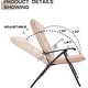 preview thumbnail 7 of 6, SUNCROWN 3 Piece Outdoor Patio Padded Folding Chairs Bistro Set
